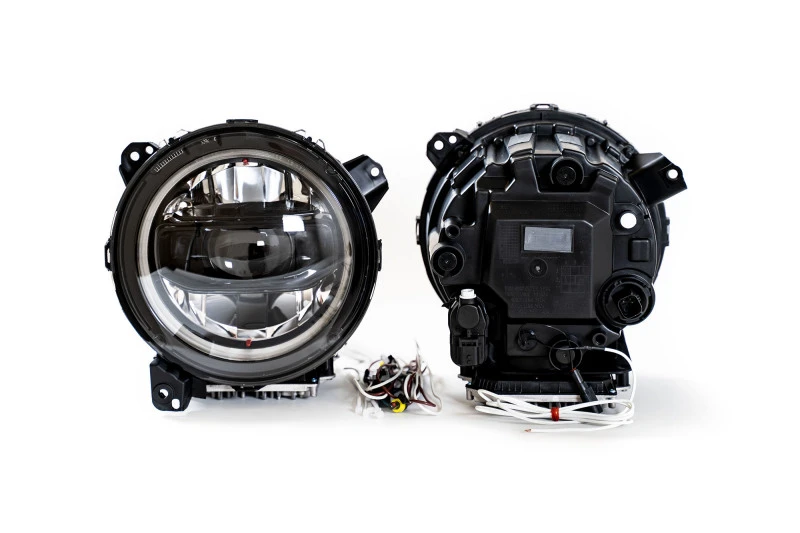 DV8 Offroad LED Projektionsscheinwerfer für 2018–2022 Jeep Gladiator & Wrangler