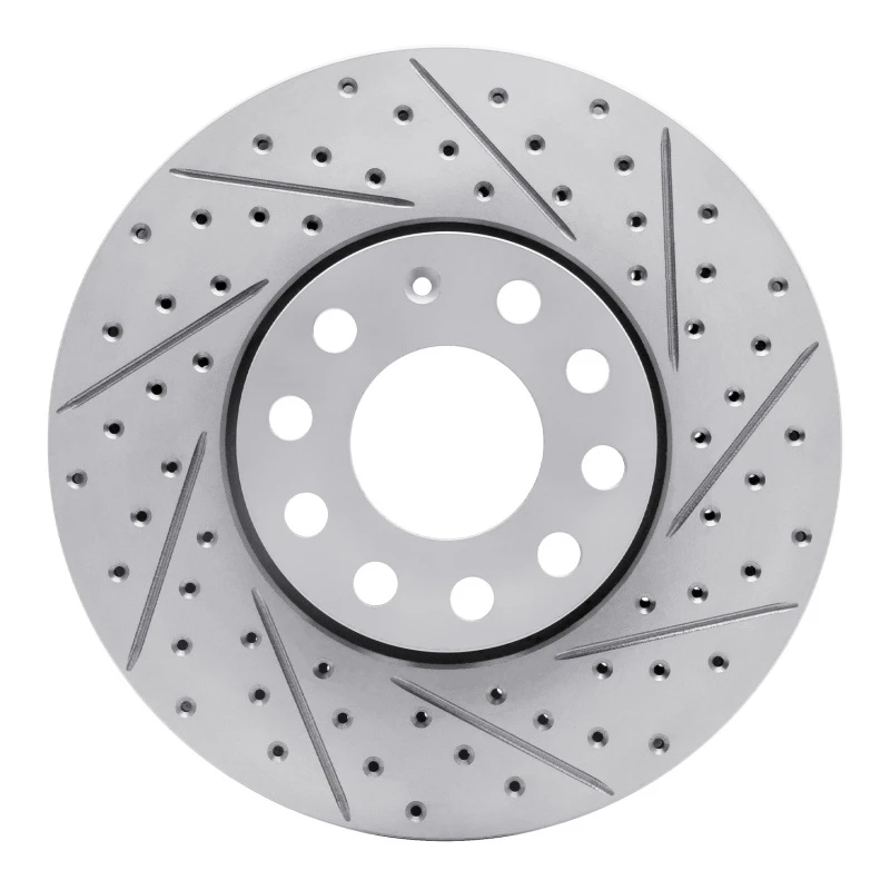 DFC 92-08 Audi A4 (Mexico) Front Right Drilled & Slotted Geoperformance Rotor