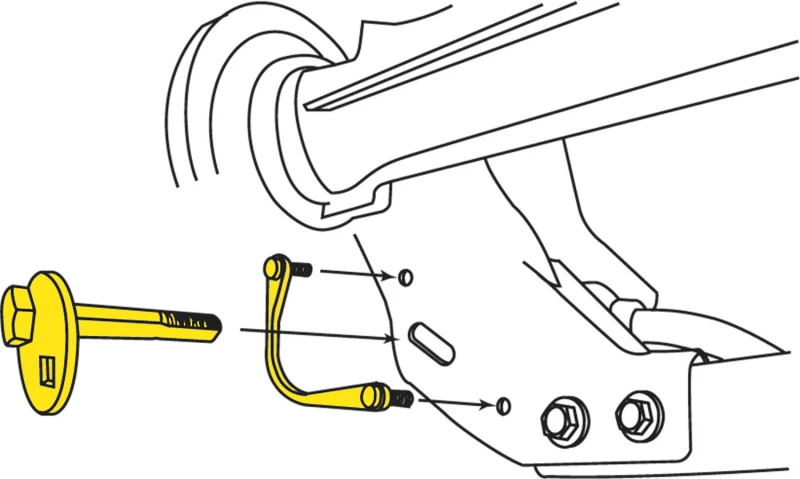 MOOG 03-06 Ford Expedition Vordere Cam Bolt Kit