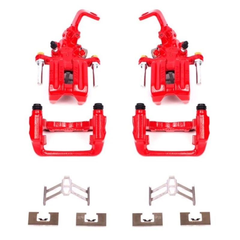 powerstop_S2730-6794608803f53 Power Stop 00-09 Honda S2000 Rear Red Calipers w/Brackets - Pair