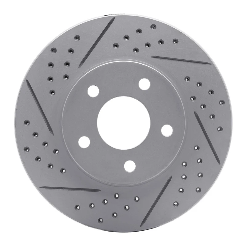 DFC 06-11 Chevrolet Hhr Front Left Drilled & Slotted Geoperformance Rotor