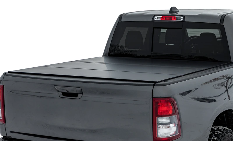 Access 2019+ Ram 1500 6ft 4in Bed (w/o Multi Tailgate) LOMAX Tri-Fold Cover - Urethane Carbon Fiber