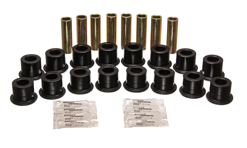 Energy Suspension 94-06 Hummer H1 Schwarzes Bushing-Set für Front- und Heck-End Control Arm