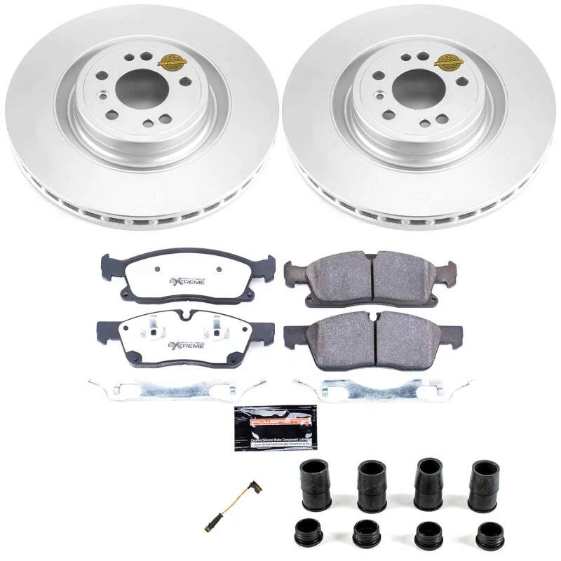 Power Stop 16-17 Mercedes-Benz GLE300d Front Z36 Coated Truck & Tow Brake Kit