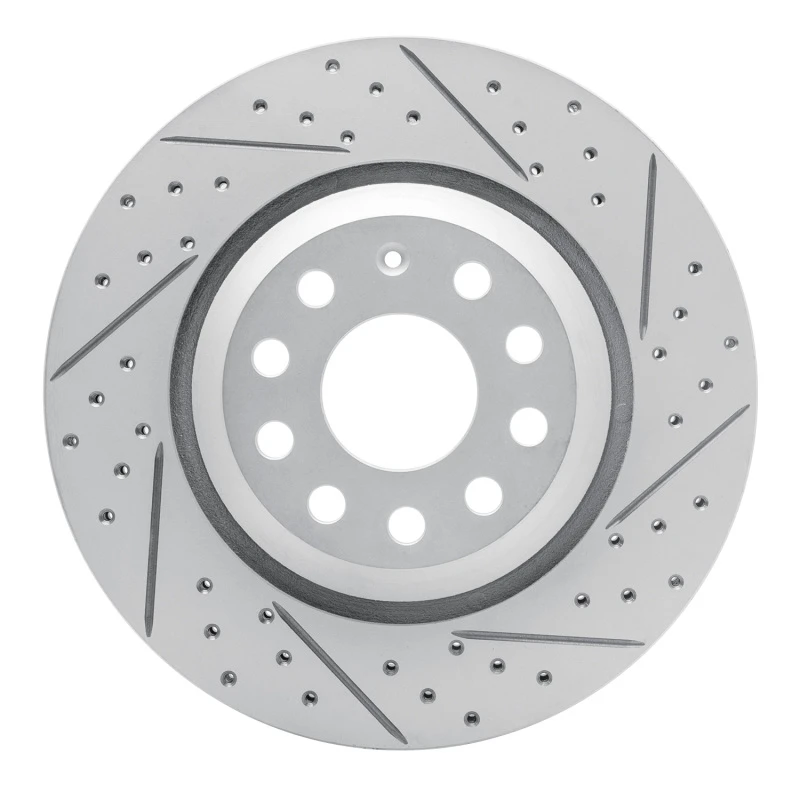 DFC 06-25 Audi RS Q3 (Mexico) Rear Right Drilled & Slotted Geoperformance Rotor