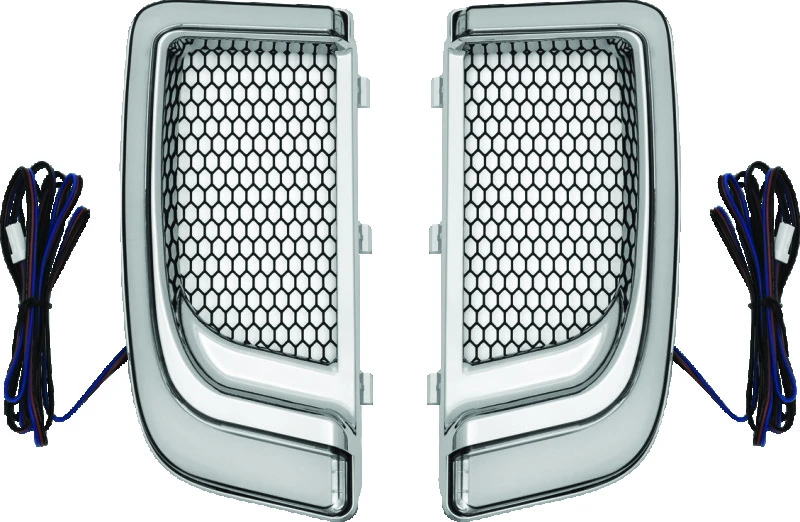 Kuryakyn Tracer Lower Fairing Grill Chrome