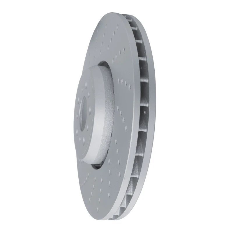 DFC 20-25 BMW X6 Left Front Drilled Hi-Carbon Alloy Geomet Coated Rotor