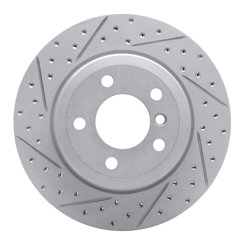 DFC 07-19 BMW X5 Rear Left Drilled & Slotted Geoperformance Rotor