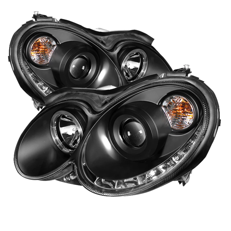 spyder_5038036-6794c77b21432 Spyder Mercedes Benz CLK 03-09 Projector Halogen Model- LED Halo DRL Blk PRO-YD-MBCLK03-DRL-BK