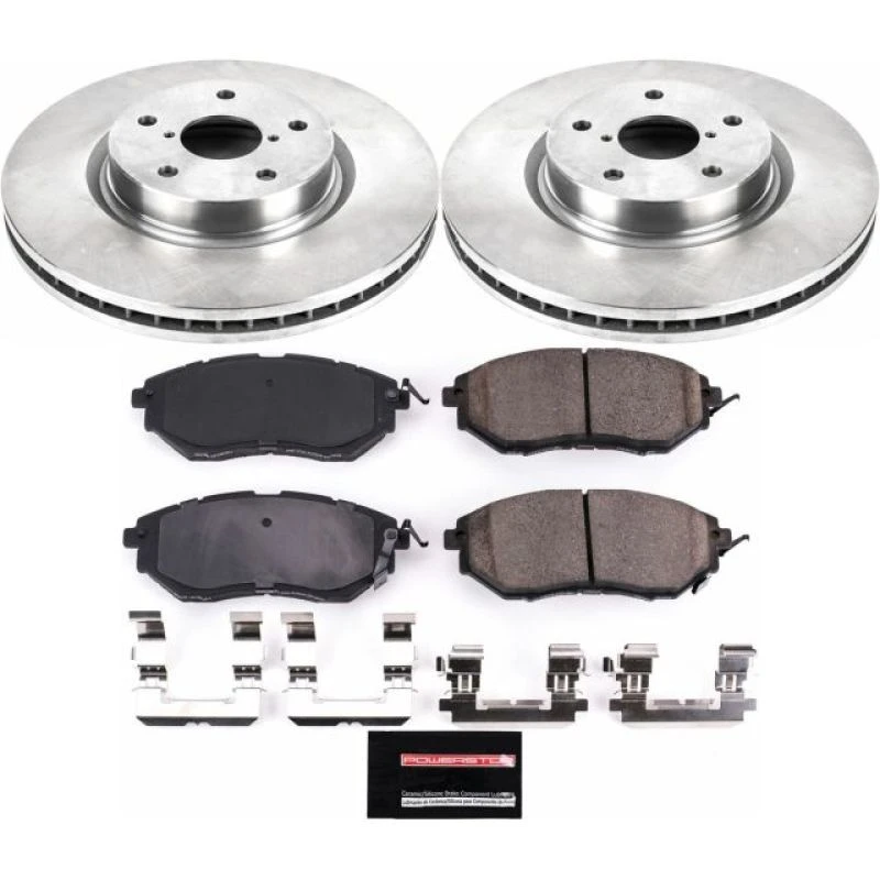 Power Stop Autospecialty Brake Kit for 06-07 Subaru B9 Tribeca Front