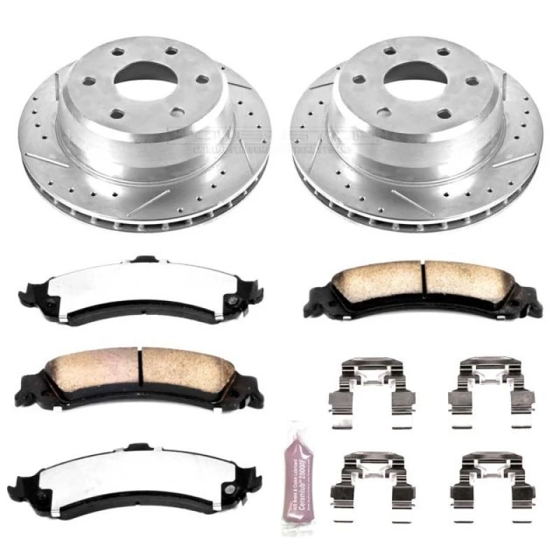 powerstop_K2046-36-67945822ba902 Power Stop 02-06 Cadillac Escalade Rear Z36 Truck & Tow Brake Kit