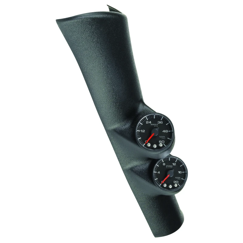 Autometer Diesel-Anzeige-Kit A-Säule 98-02 RAM Boost/EGT 60psi/2000 Grad F Schwarz Spek-Pro