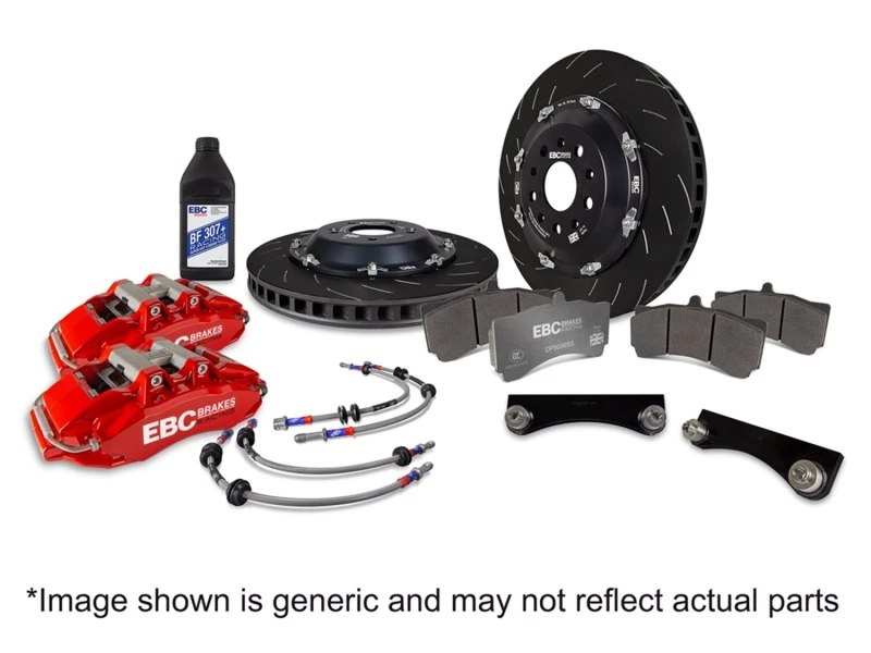 EBC Racing 14-19 BMW M3 F80/F82/F87 3.0T Blue Apollo-4 380mm Rotors Front Big Brake Kit