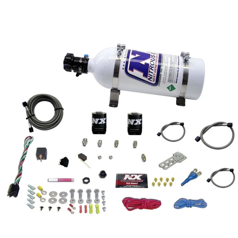 Nitrous Express Ford EFI Einzel-Düse Nitrous Kit (35 -50-150PS) mit 5lb Flasche