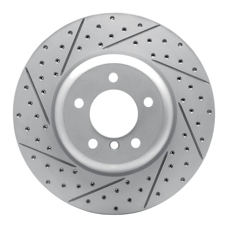 DFC 04-10 BMW 645Ci Front Left Drilled & Slotted Geoperformance Rotor