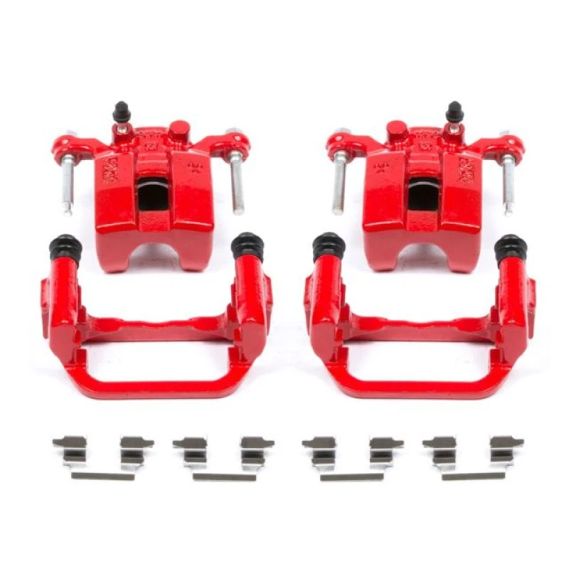 powerstop_S2792-6794599b91e2a Power Stop 03-05 Infiniti G35 Rear Red Calipers w/Brackets - Pair