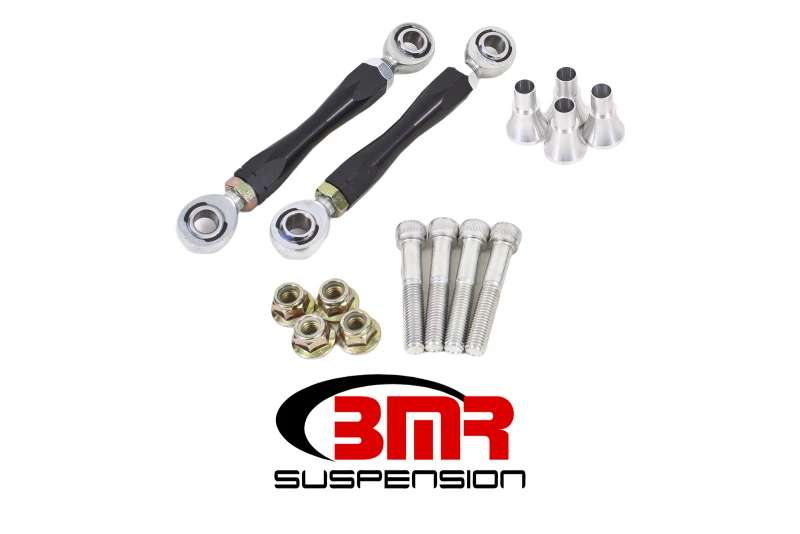 BMR 08-17 Challenger Front Sway Bar End Link Kit - Black