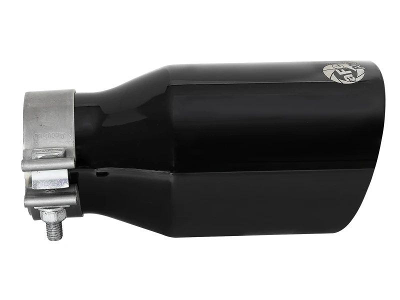 aFe MACH Force-Xp Univ 304 SS Doppel-Wand Klemm-Auspuff-Endstück - Schwarz - 3 Zoll Einlass - 4,5 Zoll Auslass
