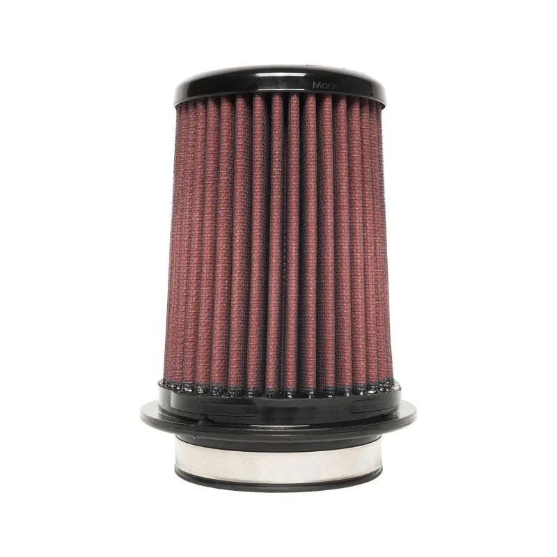 Injen 8-Layer Oiled Cotton Gauze Air Filter w/ Twist Lock - 3.5in ID / 5.5in Base / 6.3in H