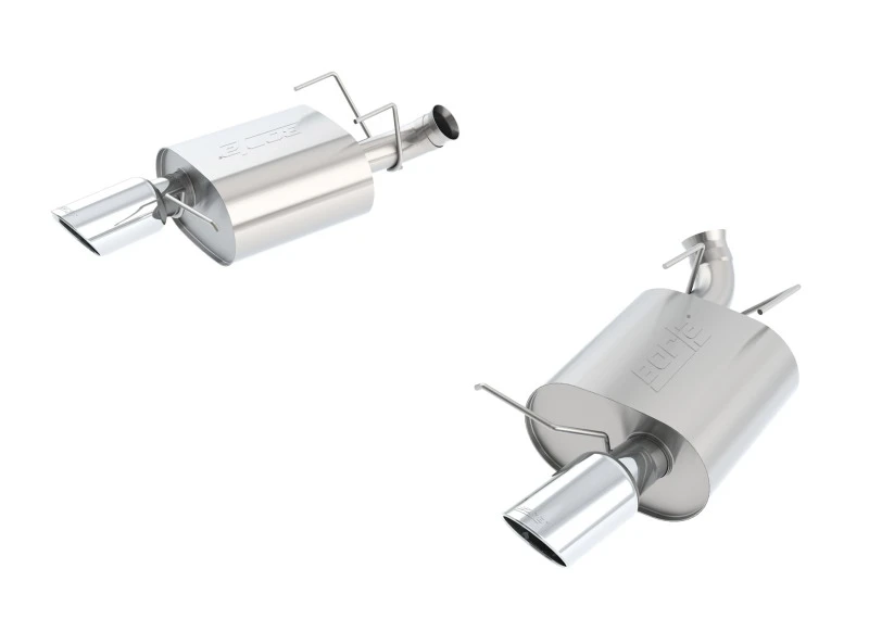 Borla 13-14 Mustang GT/Boss 302 5.0L V8 RWD Einzel-Split-Rr-Ausgang Touring Auspuff (nur hintere Sektion)