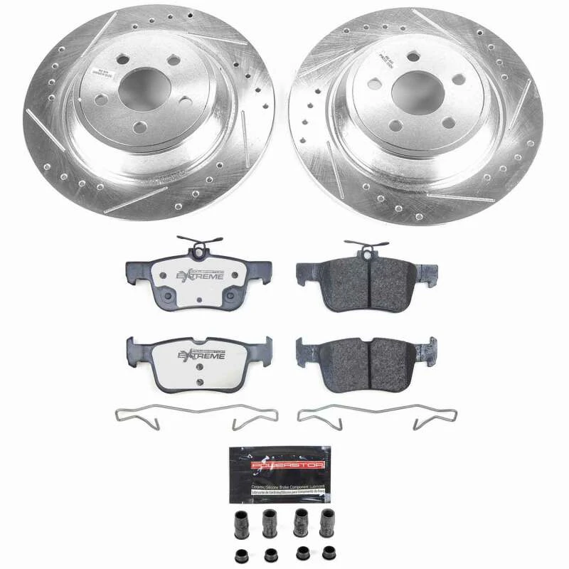 Power Stop 15-21 Ford Edge Rear Z36 Truck & Tow Brake Kit