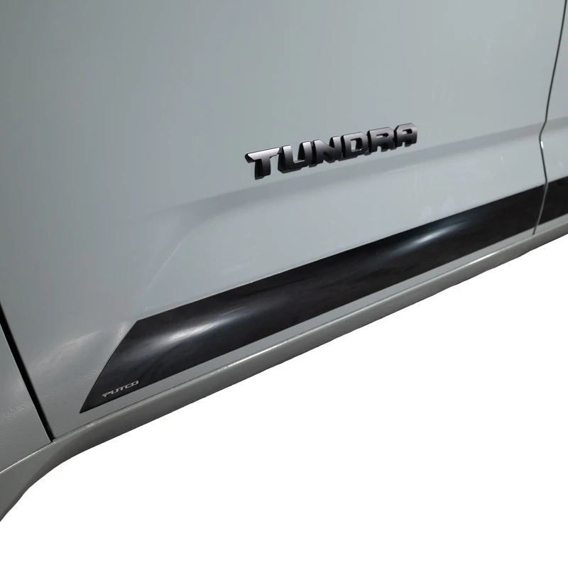 Putco 22-24 Toyota Tundra CrewMax (4,5 Zoll hoch, 5-teilig) Black Platinum Rocker Panels