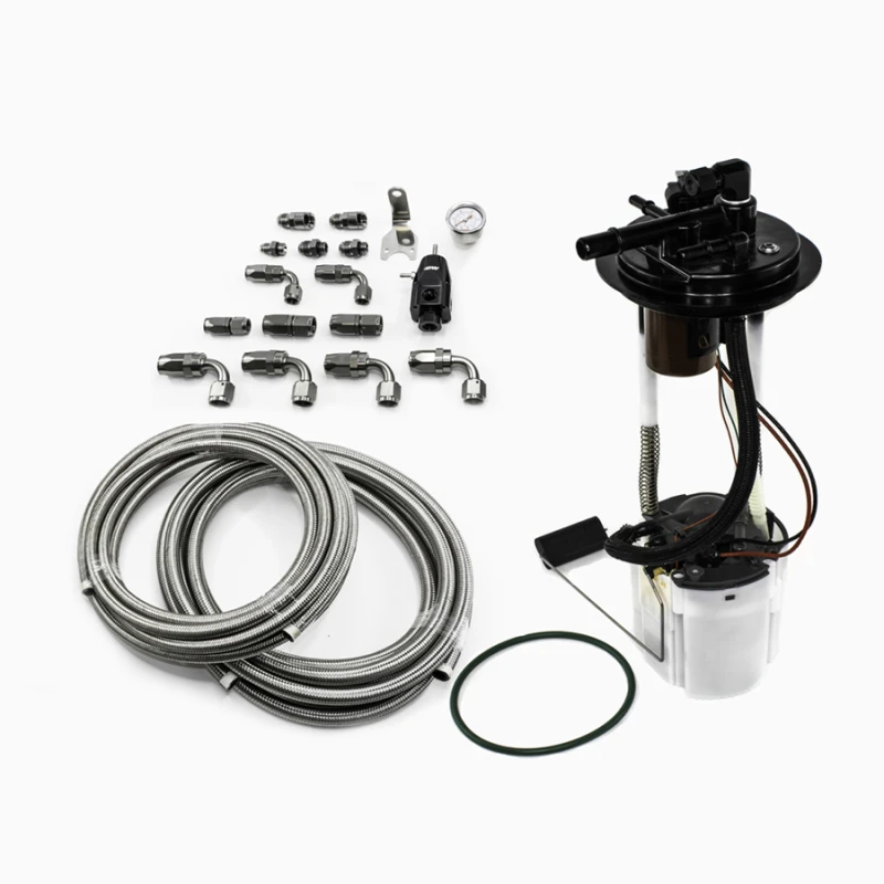 DeatschWerks 05-09 GM Truck DW400 Pumpmodul mit CPE Kraftstoffleitungen