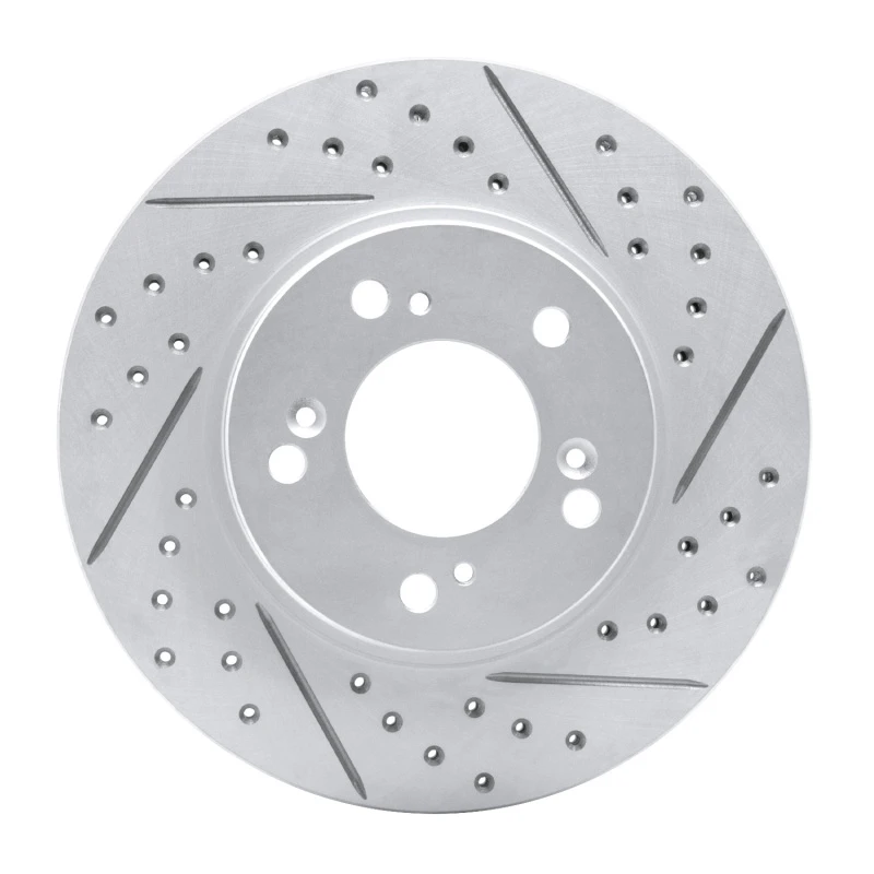DFC 91-01 Acura Rl Front Right Drilled & Slotted Geoperformance Rotor