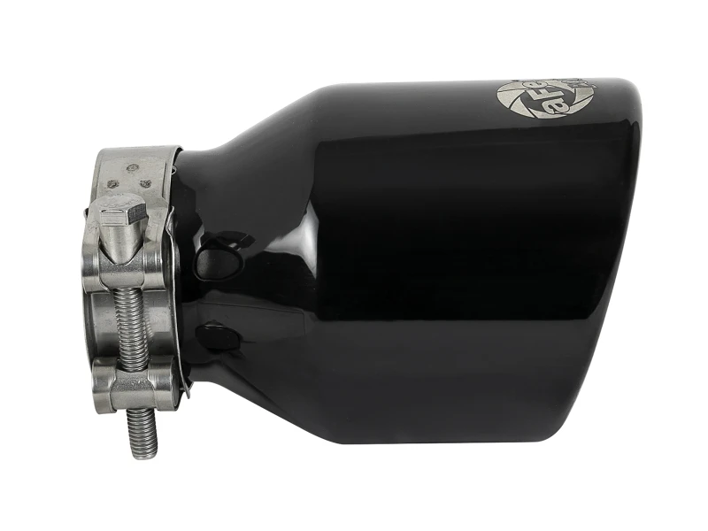 aFe MACH Force-Xp 409 SS Klemm-Auspuff-Endstück 2,5 Zoll Einlass / 4 Zoll Auslass / 6 Zoll L - Schwarz