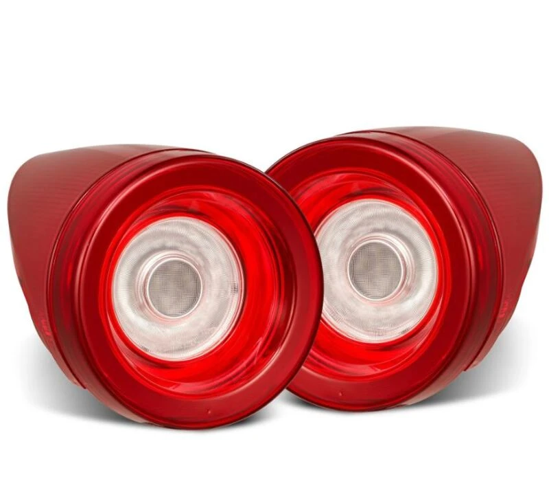 AlphaRex NOVA-Series Prismatic LED Tail Lights Red Clear for 10-15 Ferrari 458