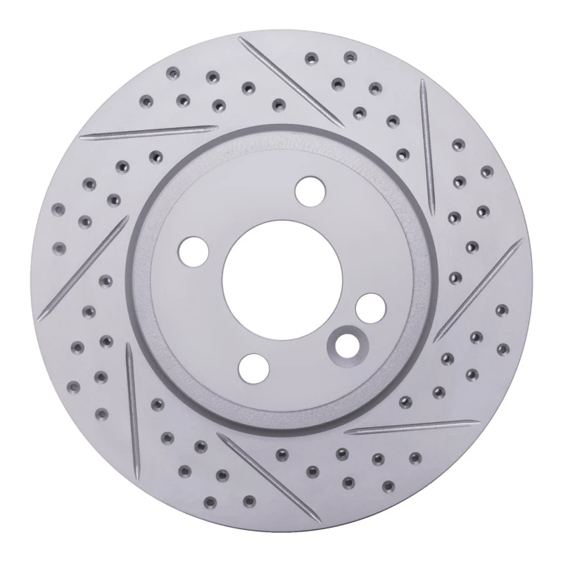 DFC 07-15 Mini Cooper (Excl Clubman Front Right Drilled & Slotted Geoperformance Rotor