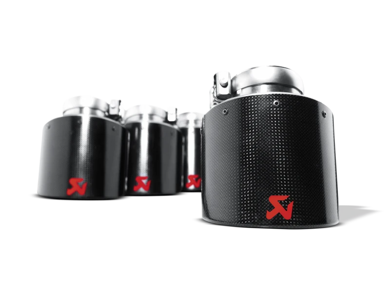 Akrapovic 06-13 Chevrolet Corvette ZO6/ZR1 (C6) Tail Pipe Set (Carbon 125 mm)