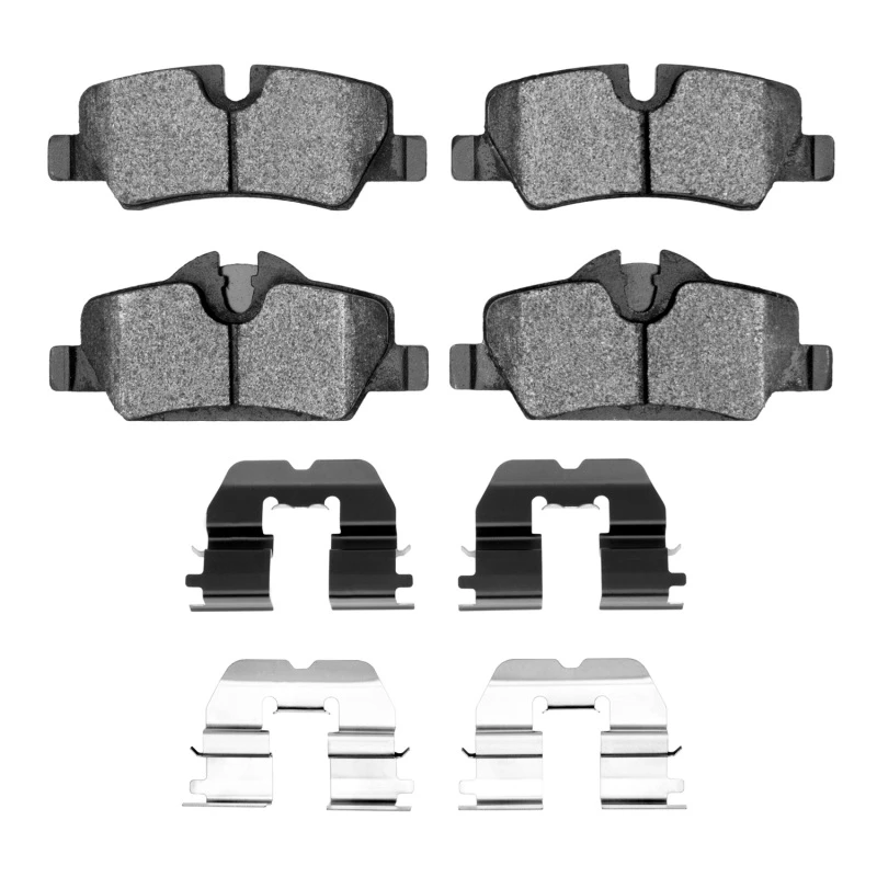 DFC 15-22 Mini Cooper (Excl Clubman) Rear 5000 Advanced Low Metallic Brake Pads and Hardware Kit