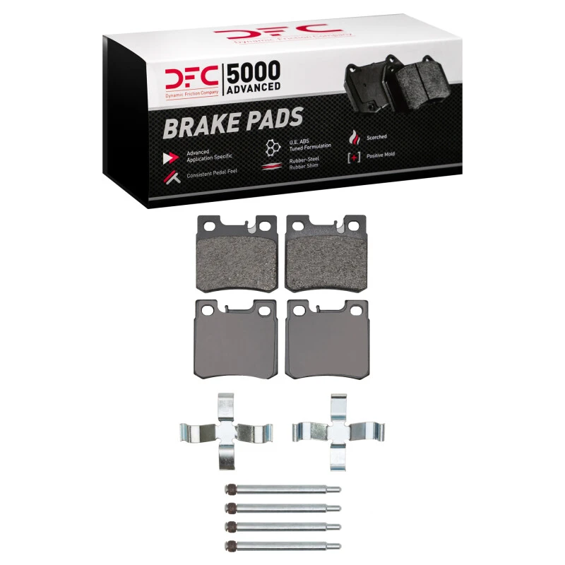 DFC 93-95 Mercedes-Benz E320 Rear 5000 Advanced Low Metallic Brake Pads and Hardware Kit