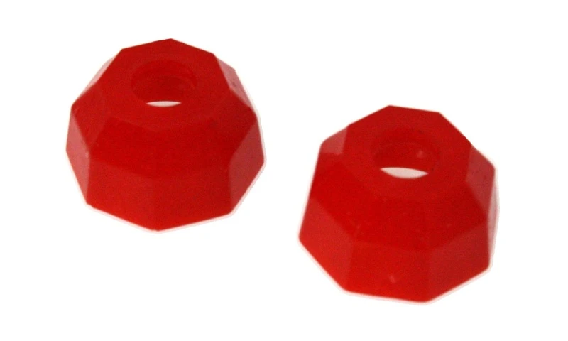Energy Suspension Universelle Rote 16,6mm Taper-Dia. Octagon Lenkhebel-Staubkappe (Set aus 2)
