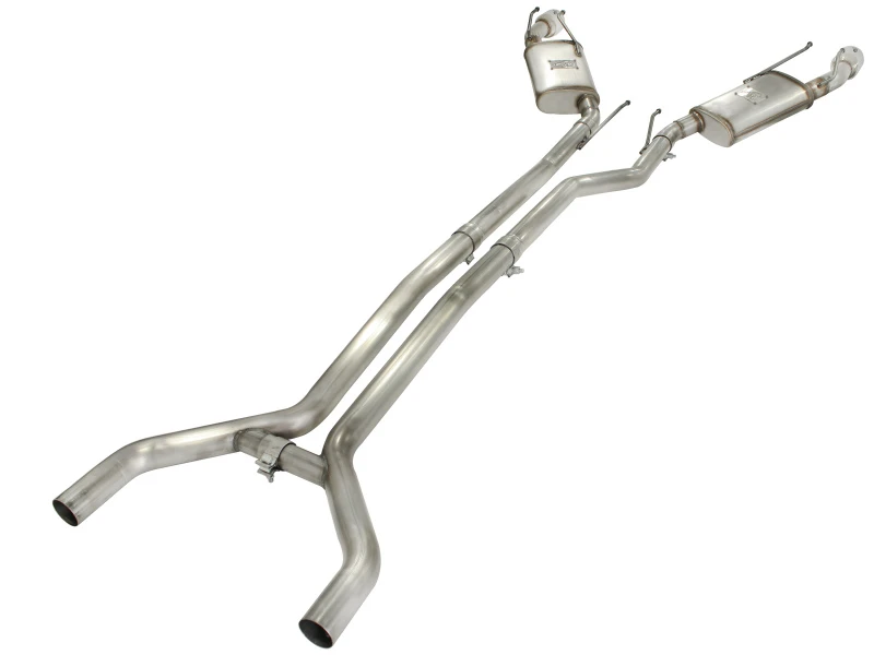 aFe MACHForce XP Auspuff 2,5 Zoll Edelstahl CB/10-13 Chevy Camaro V6-3,6L (td) (polierte Spitze)