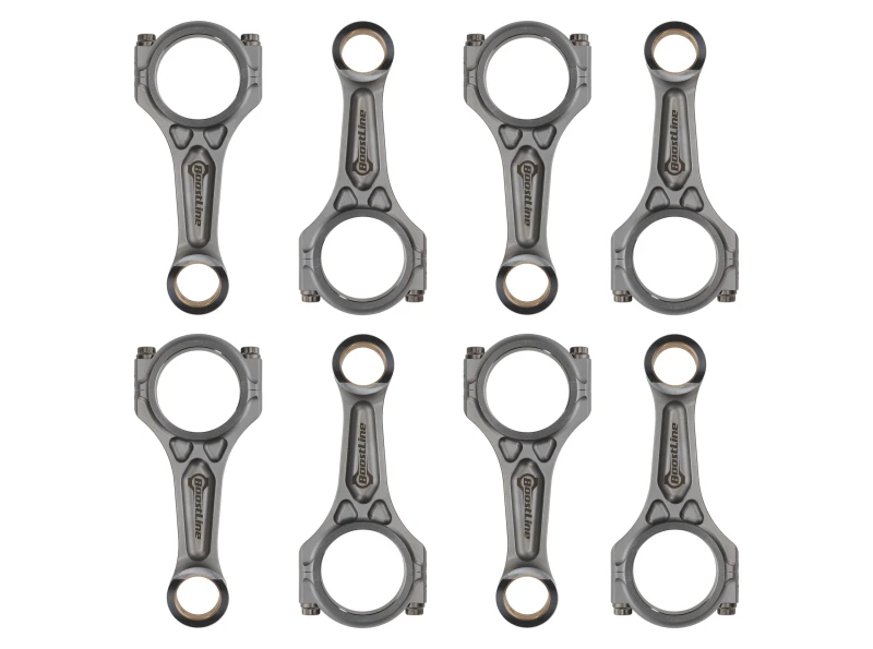 BoostLine 01-10 (11-12 LML) GM Duramax 6.6L Diesel 6.418in Connecting Rod Kit Tapered Pin End