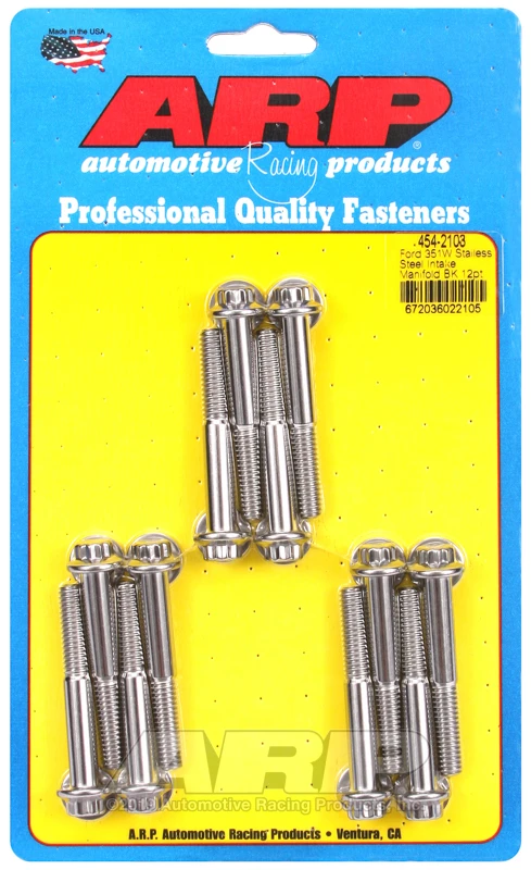 ARP Intake Manifold Bolt Kit for Ford 351W