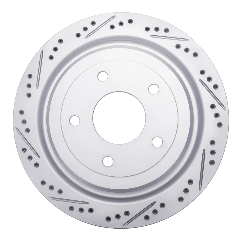 DFC 97-13 Cadillac Xlr Rear Left Drilled & Slotted Geoperformance Rotor