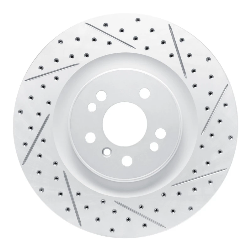 DFC 06-12 Mercedes-Benz Ml350 Front Right Drilled & Slotted Geoperformance Rotor