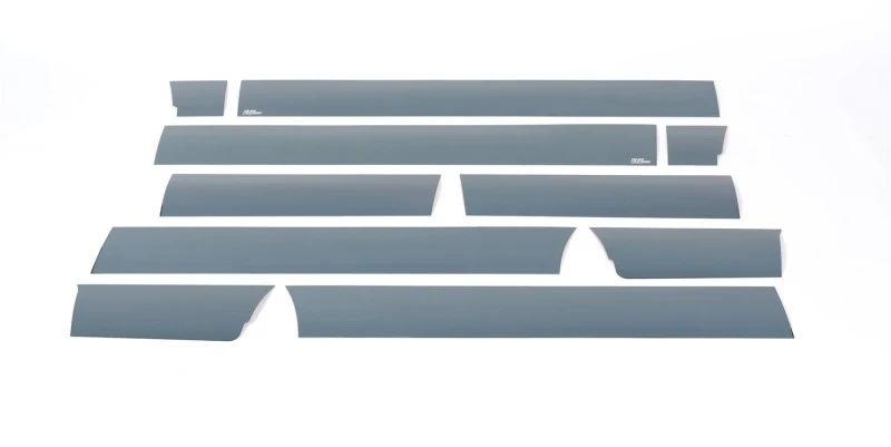 Putco 09-14 Ford F-150 Super Cab 8ft Long Box - 7in Wide (10pcs) Schwarzes Platin-Rocker-Panel