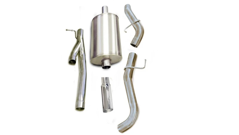 corsa-performance_24224-67930f81d7e2a Corsa 2002-2006 GMC Sierra Denali Ext Cab/Kurzes Bett 1500 6,0L V8 Polierter Sport Kat-Back Auspuff