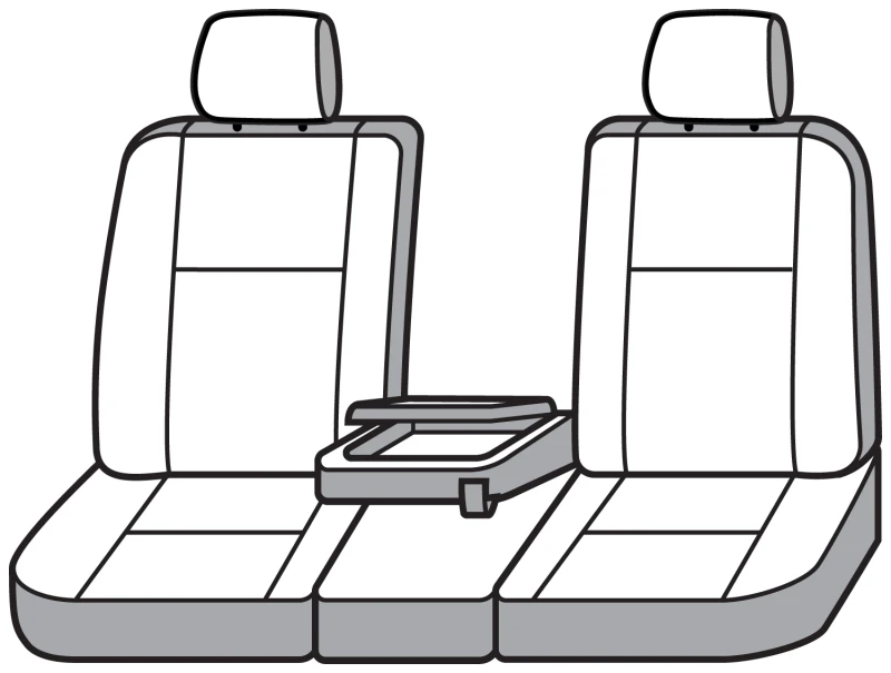 Covercraft 19-25 Chevrolet Silverado Carhartt Super Dux SeatSaver Frt Row Custom Seat Cover- Gravel