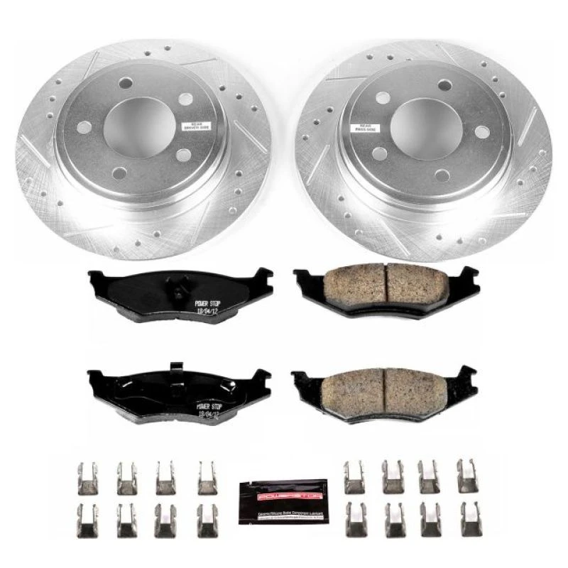 powerstop_K1667-679458da17430 Power Stop 93-94 Chrysler Concorde Rear Z23 Evolution Sport Brake Kit