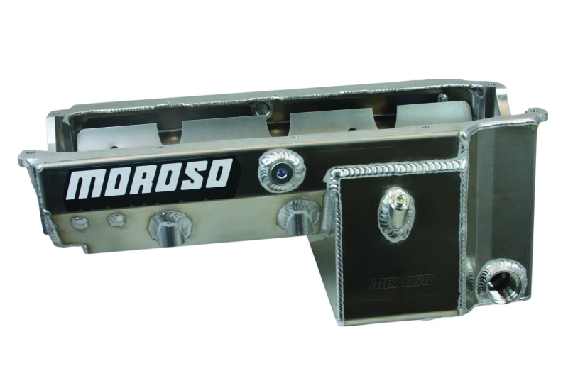 Moroso Aluminium Ölwanne für Chevrolet Small Block/Dart mit -16AN External Pick Up
