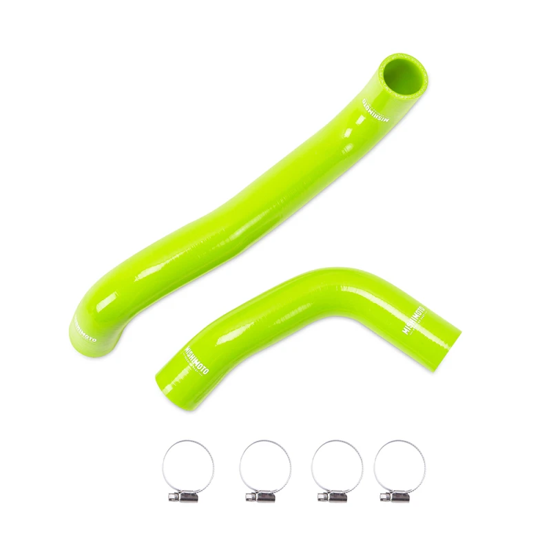Mishimoto Silikon-Kühlerschlauch-Kit für 08-14 Subaru WRX / 08+ STI - Neon Gelb