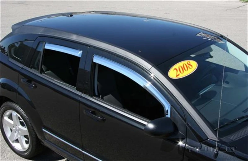 Putco 07-12 Dodge Caliber (Set von 4) Element-Chrom-Fensterabdeckungen