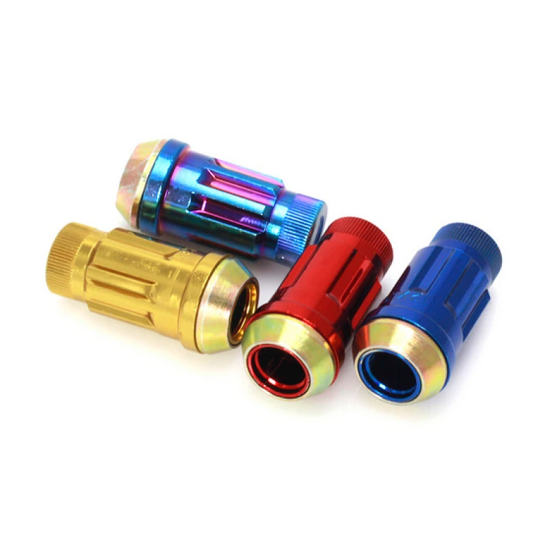 Wheel Mate Muteki SR45R Lock Set 12x1.25 Red (4pcs)