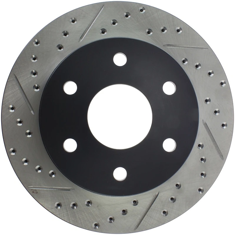 stoptech_127.66040R-6794f2772c700 StopTech 99-06 GMC Sierra (2dr) Front Right Slotted & Drilled Rotor