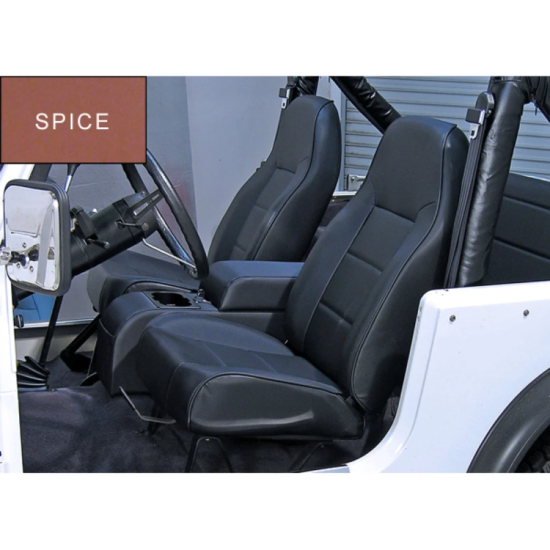 Rugged Ridge Hochlehner Vordersitz Nicht-Verstellbar Spice 76-02 CJ&Wran